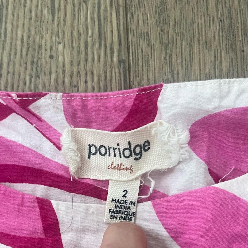 Anthropologie Porridge Pink Pleated Cut-Out Romper Size 2 - Picture 5 of 7